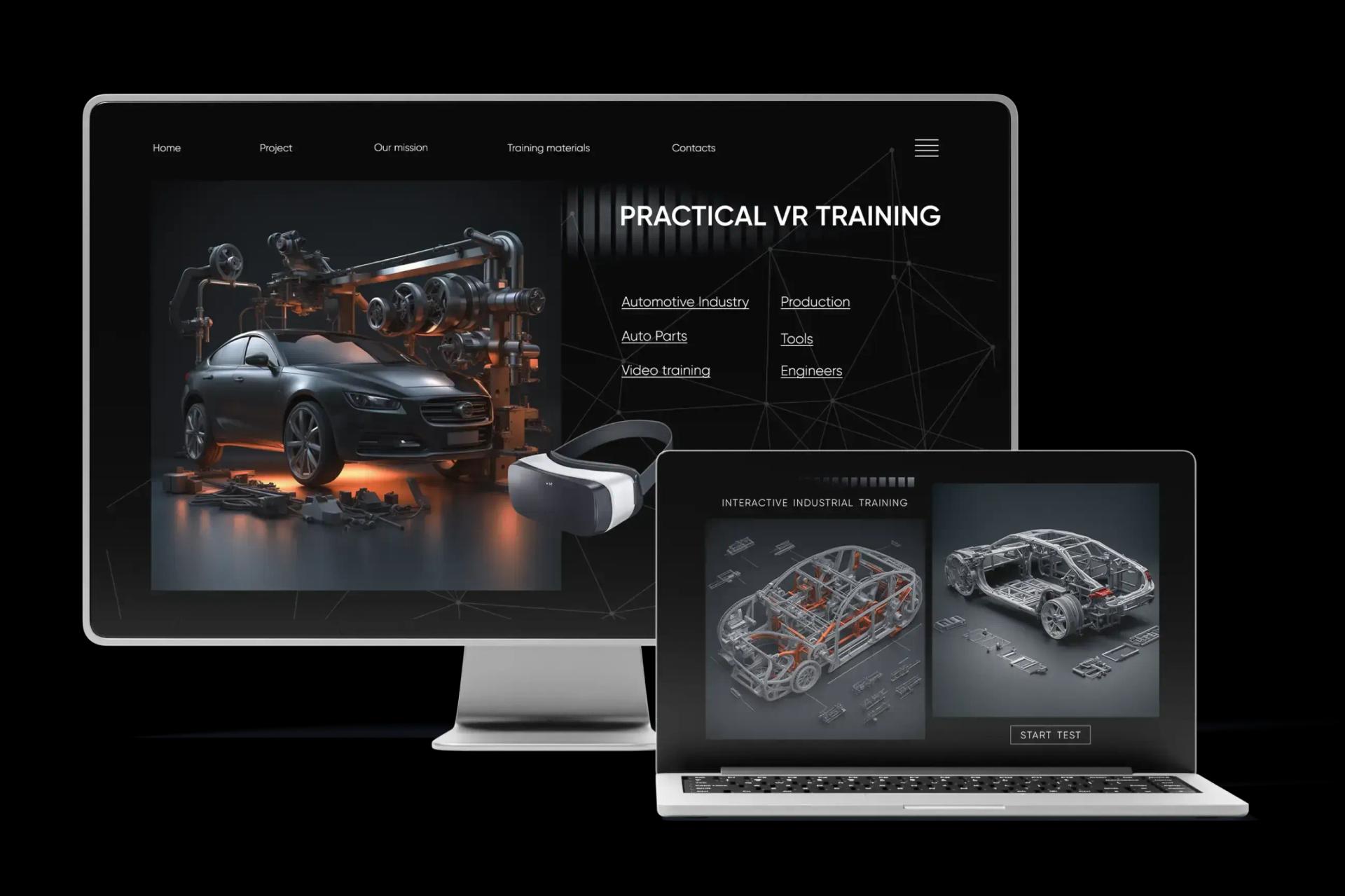 VR training app for heavy industry workers VR training app for heavy industry workers